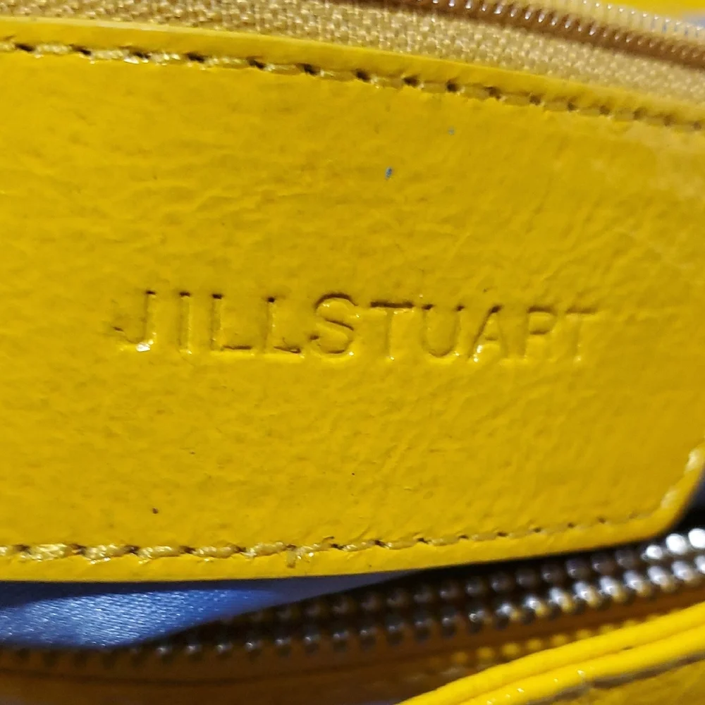 Flawed Jill Stuart Vibrant Yellow Shoulder Bag - Picture 15 of 16